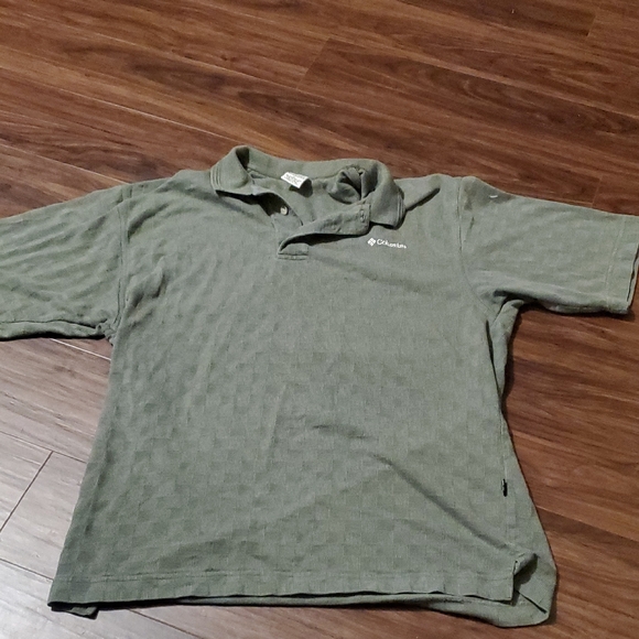 Columbia Men's Green Polo Golf Shirt - Picture 1 of 7